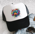 Kids Gaming Controller Trucker Cap | Colourful Gamer Baseball Hat