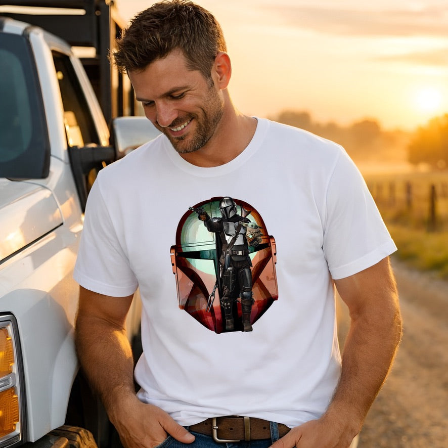 mandalorian Disney T-shirt, Disney fashion, Disney clothes, Disney tops, Disney tee, Disney lover