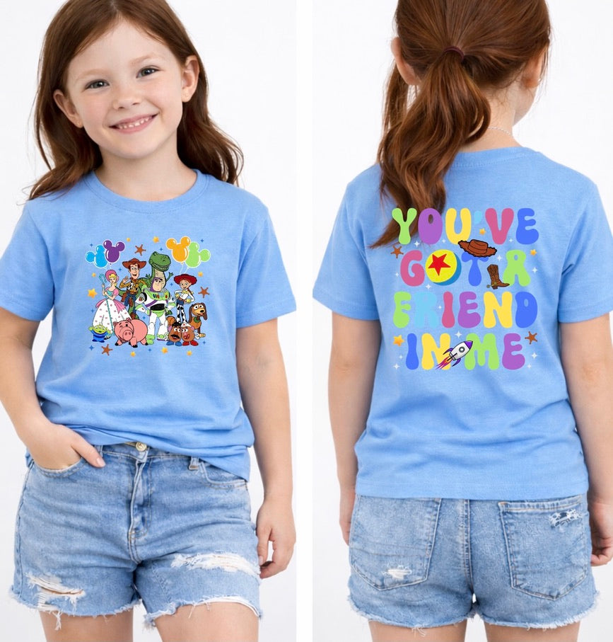 You've Got A Friend In Me Disney Kids T-Shirt | Disney Everyday Tee | Disney Outfit
