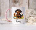 Personalised Dachshund Mug – Custom Name Coffee Cup