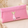 Personalised School Girl Dress Pencil Case | Custom Name Pencil Case | School Pencil Pouch | Cute School Supplies | Back to School Gift | Personalised Stationery