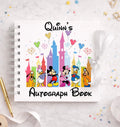 Personalised Mickey & Co Castle Disney Autograph Book, Personalised Disney World Trip, Gift For Disney Trip, Disney World Autograph Book