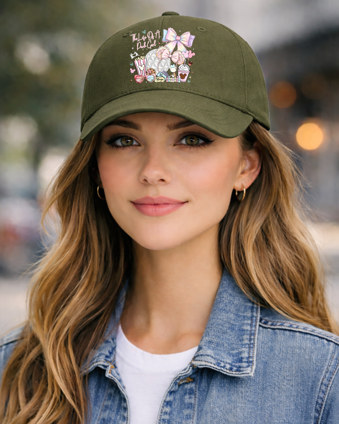 The Life Of A Park Girl Adult Disney Basketball Hat, Character Theme Cap,  Park Ready Outfit, Disney Baseball Cap