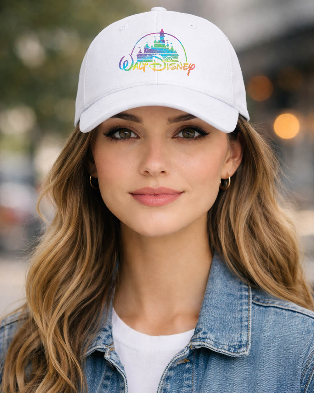 Rainbow Walt Disney Castle Adult Disney Basketball Hat, Character Theme Cap,  Park Ready Outfit, Disney Baseball Cap