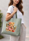Teacher Teddy Bear Tote Bag