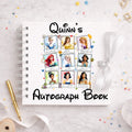 Personalised Princess Polaroid Disney Autograph Book, Personalised Disney World Trip, Gift For Disney Trip, Disney World Autograph Book