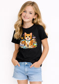 Cute Kitten Kids T-Shirt – Adorable Cat Lover Graphic Tee for Girls