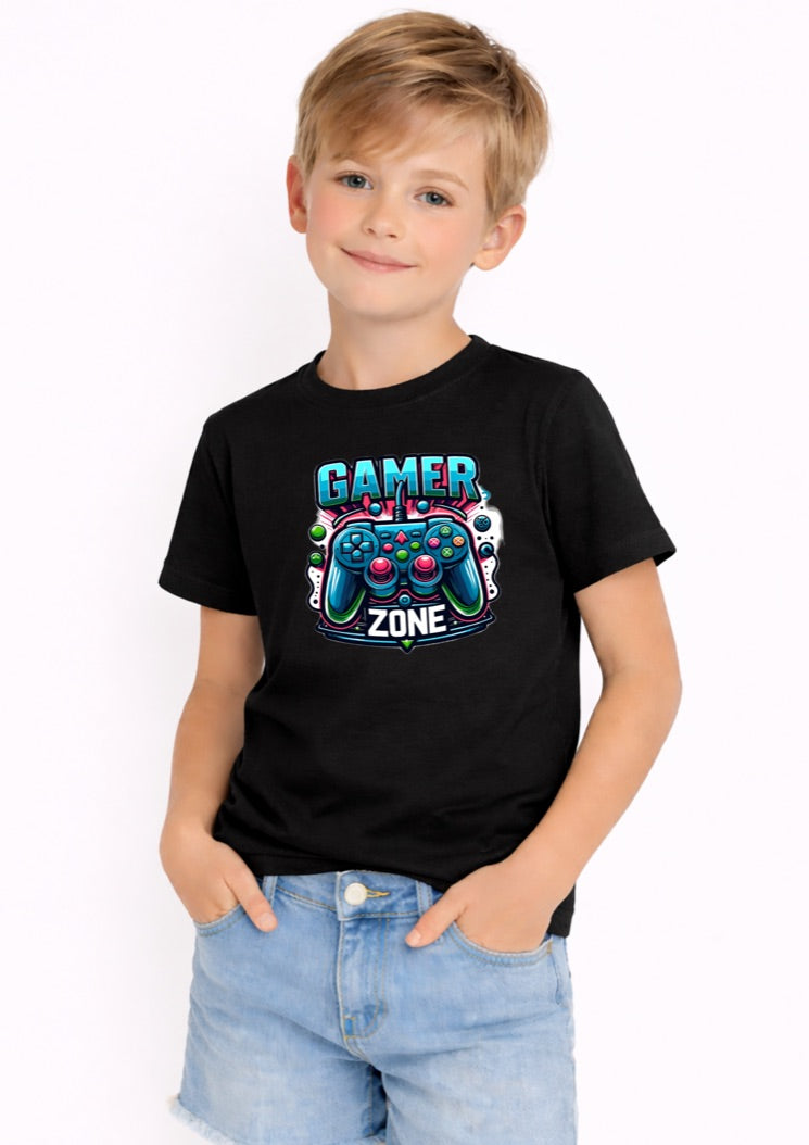 Gamer Zone Kids T-Shirt – Cool Gaming Controller Graphic Tee for Boys