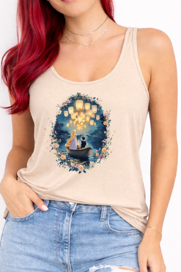 Tangled Disney Vest Top, Disney Tank Top Women, Disney World Outfit, Disney Holiday Shirt,