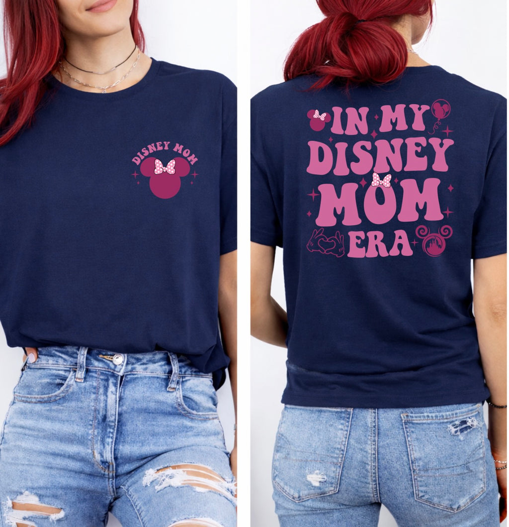 In My Mom Era Front & Back Graphic T-Shirt – Magical Mom Statement Tee