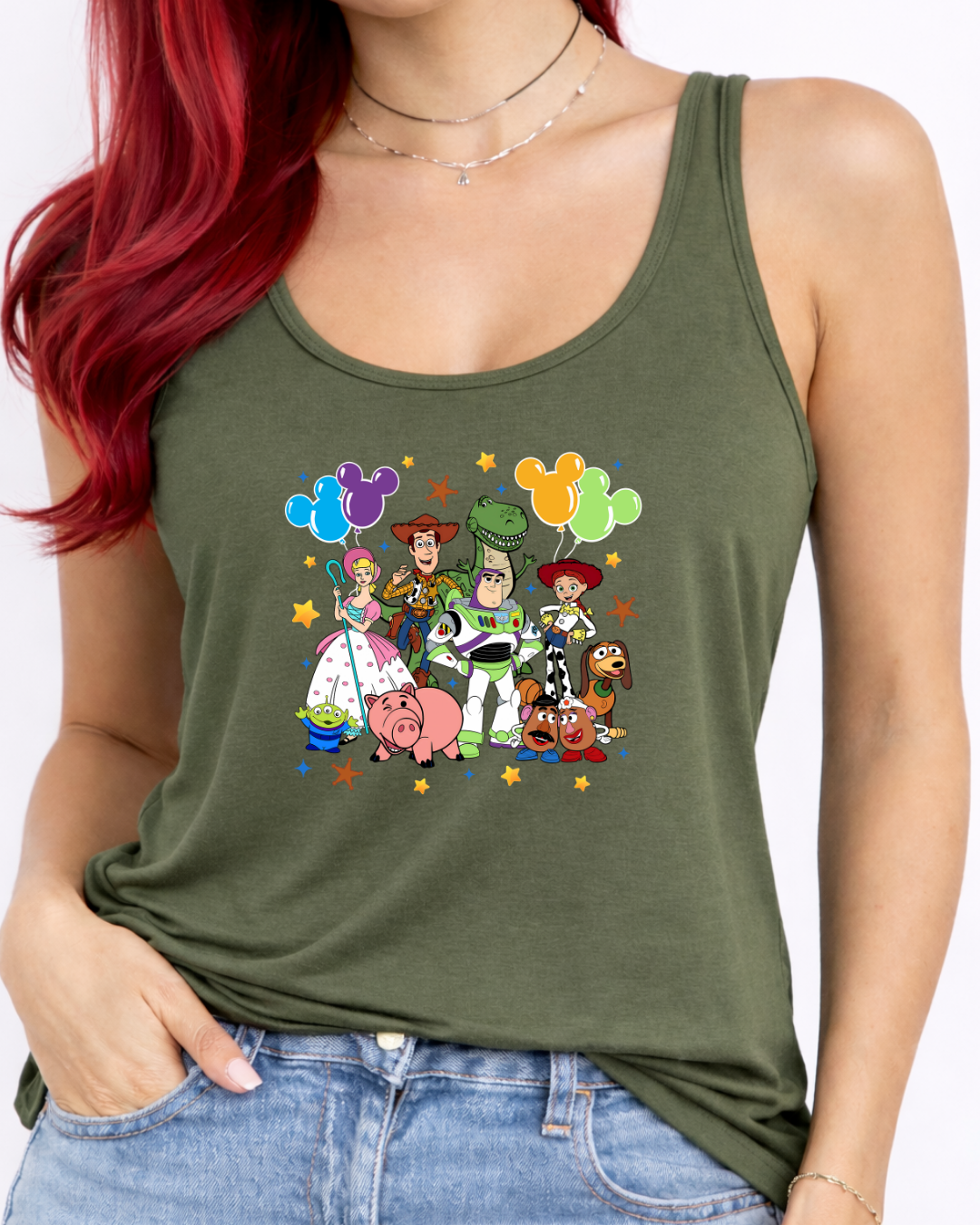 Toy Story Disney Vest Top, Disney Tank Top Women, Disney World Outfit, Disney Holiday Shirt,