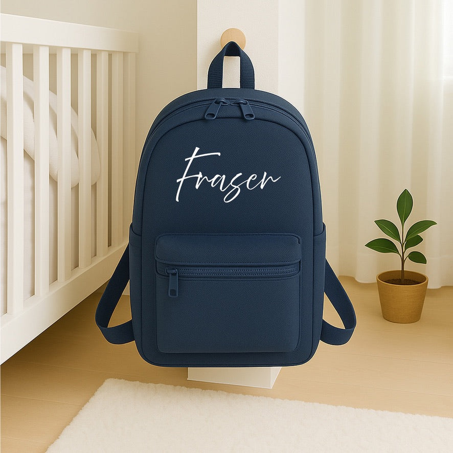 Personalised Kids Backpack | Custom Name Backpack | Nursery Backpack | School Bag | Preschool Rucksack | Children's Backpack | Back to School Gift