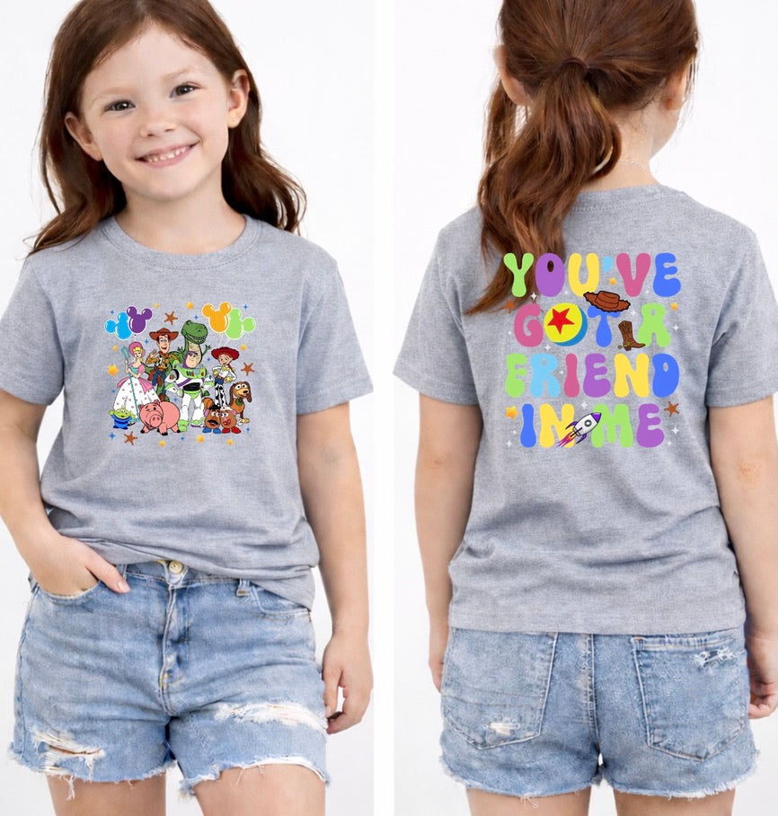 You've Got A Friend In Me Disney Kids T-Shirt | Disney Everyday Tee | Disney Outfit