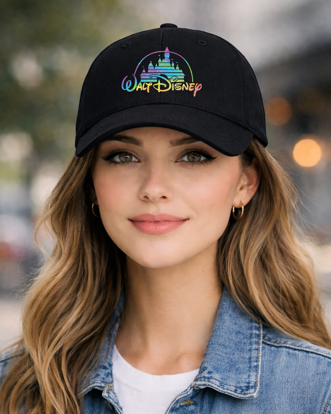 Rainbow Walt Disney Castle Adult Disney Basketball Hat, Character Theme Cap,  Park Ready Outfit, Disney Baseball Cap