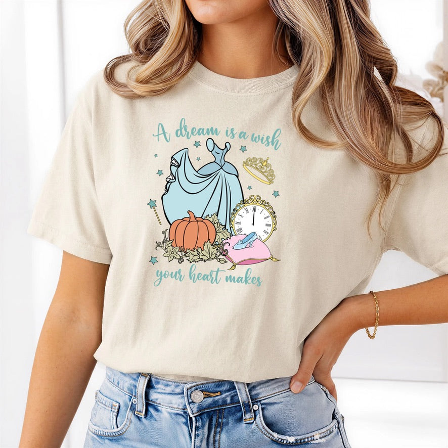 A Dream Is A Wish Disney T-shirt, Disney fashion, Disney clothes, Disney tops, Disney tee, Disney lover