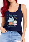Dream Is A Wish Disney Vest Top, Disney Tank Top Women, Disney World Outfit, Disney Holiday Shirt,