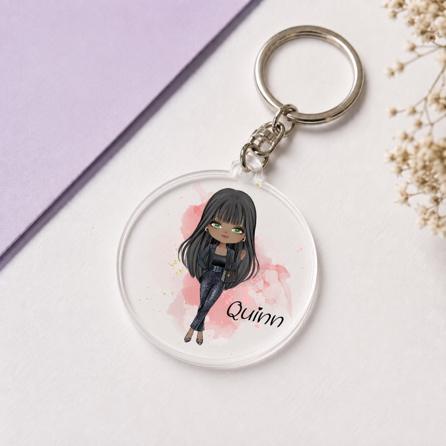 Personalised Boss Lady Keyring | Custom Name Keyring | Bag Tag Gift