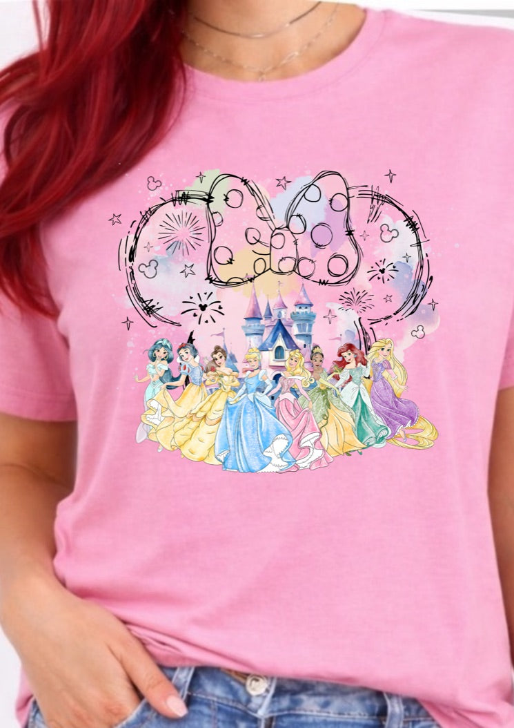 Princess Minnie Castle Disney T-shirt, Disney fashion, Disney clothes, Disney tops, Disney tee, Disney lover