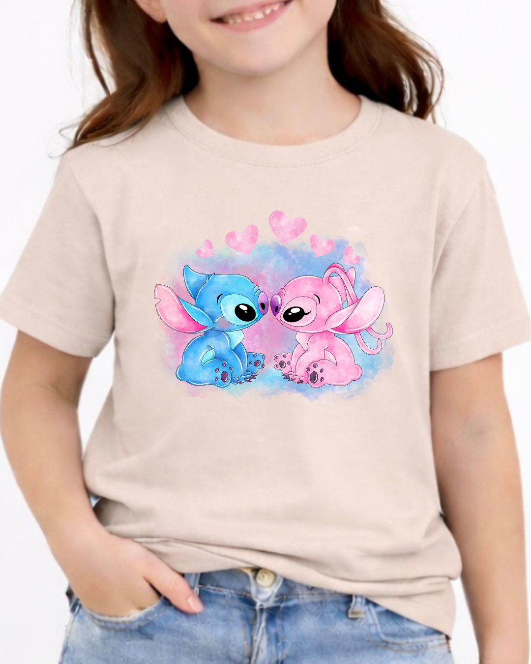 Stitch & Angel Disney Kids T-Shirt | Disney Everyday Tee | Disney Outfit