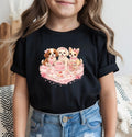 Dog Tea Party Kids Unisex Graphic T-Shirt | Comfortable Everyday Tee | Soft Cotton Top