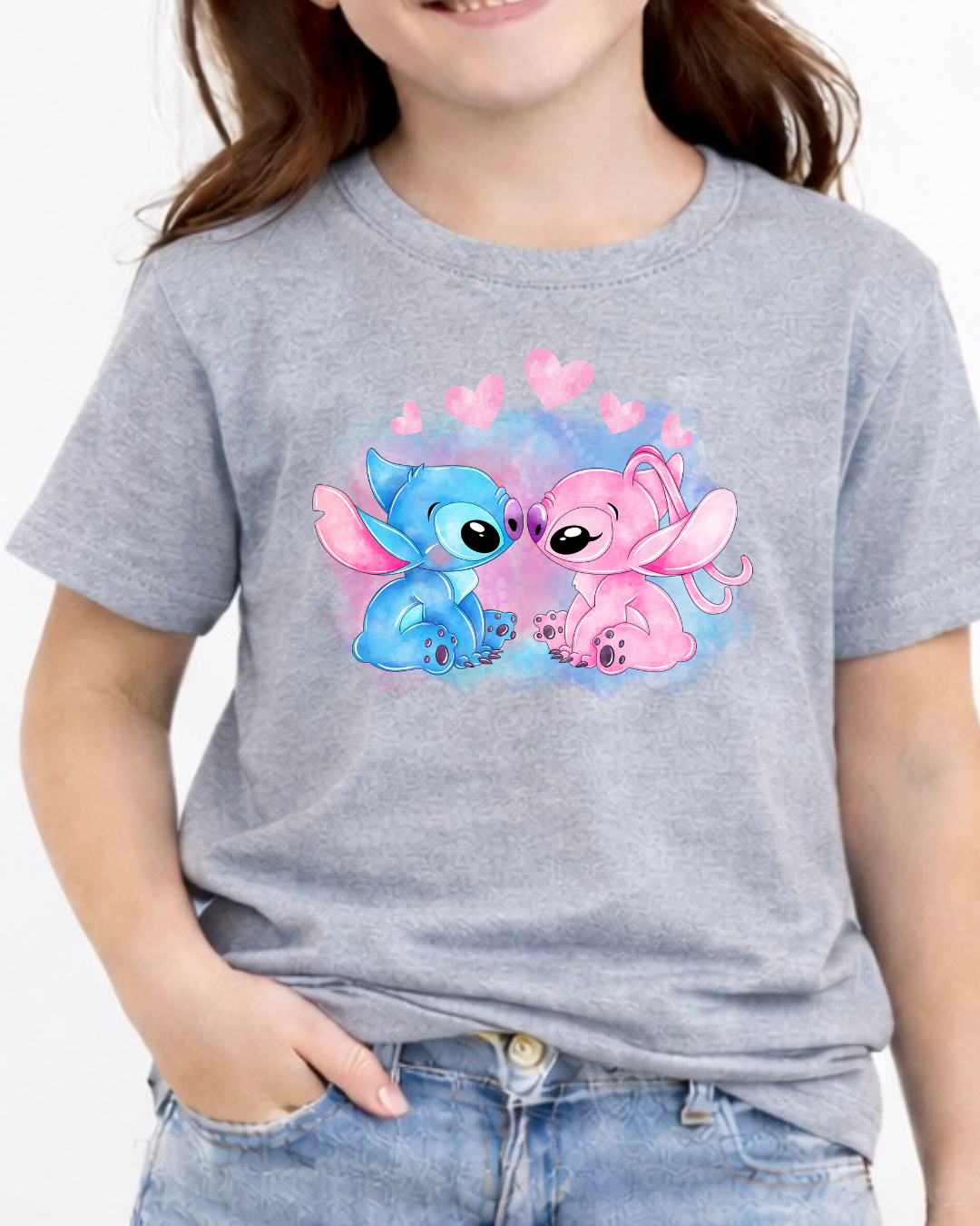 Stitch & Angel Disney Kids T-Shirt | Disney Everyday Tee | Disney Outfit
