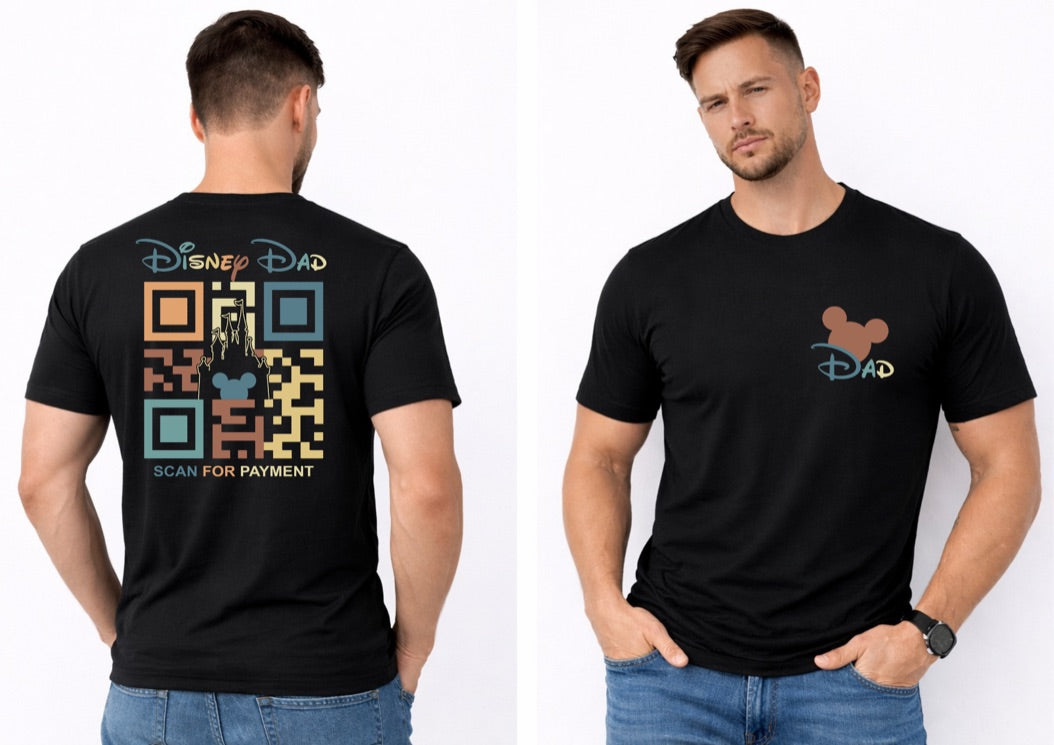 Disney Dad QR Code Disney t-shirt, Disney fashion, Disney clothes, Disney tops, Disney tee, Disney lover