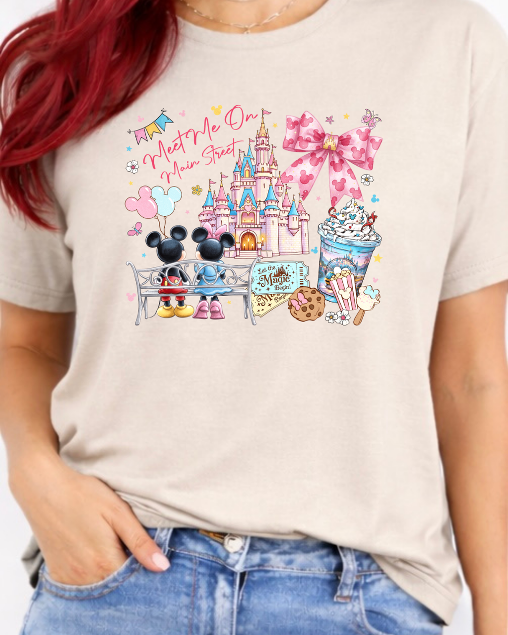 Meet Me On Main Street Disney t-shirt, Disney fashion, Disney clothes, Disney tops, Disney tee, Disney lover