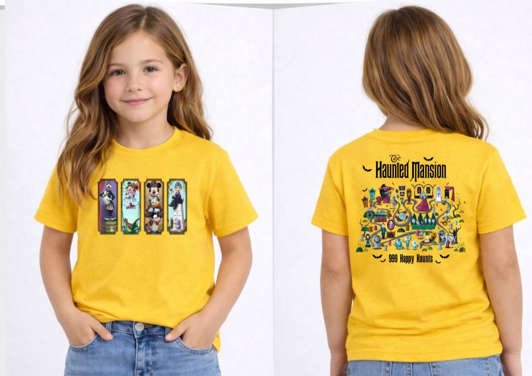 Haunted Mansion 99 Haunts Disney Kids T-Shirt | Disney Everyday Tee | Disney Outfit