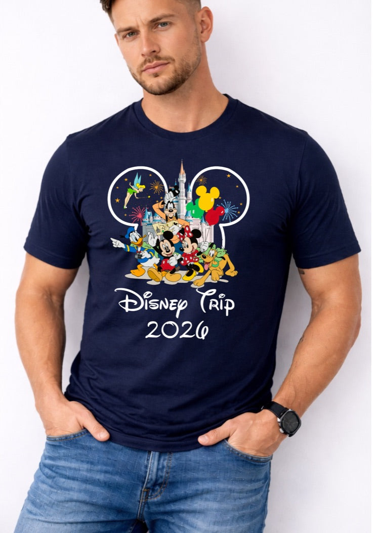 Mickey Mouse Disney Trip 2026 Disney t-shirt, Disney fashion, Disney clothes, Disney tops, Disney tee, Disney lover