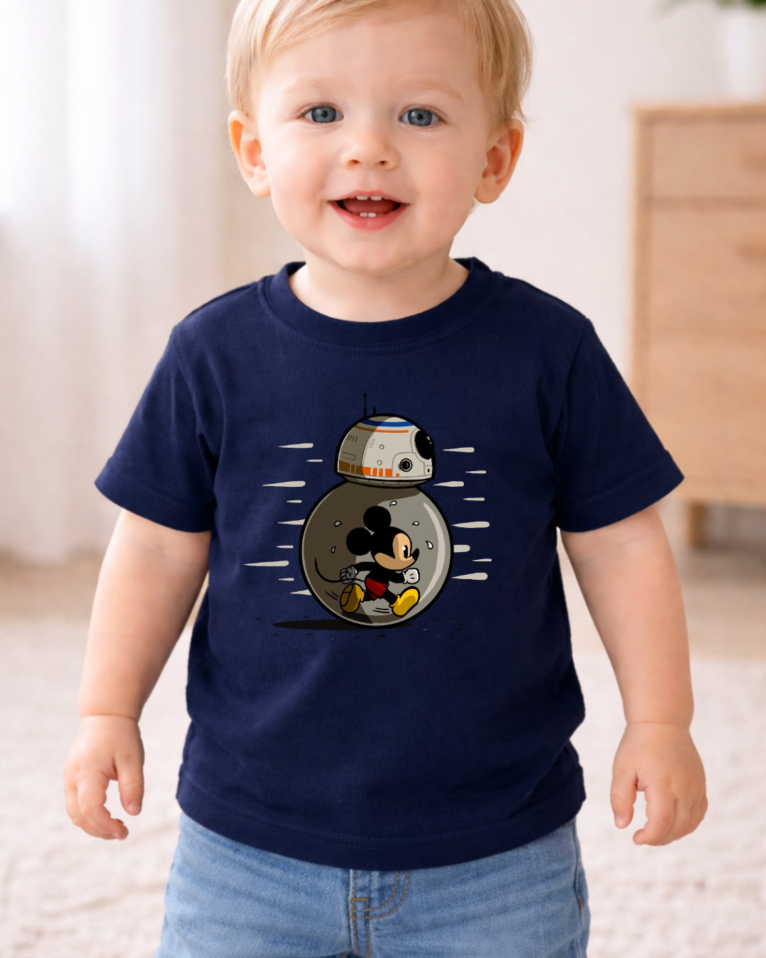 Mickey Mouse BB8 Disney Baby/Toddler T-Shirt | Disney Everyday Tee | Disney Outfit