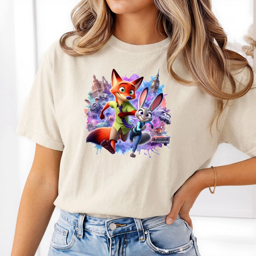 Judy & Nick Disney T-shirt, Disney fashion, Disney clothes, Disney tops, Disney tee, Disney lover