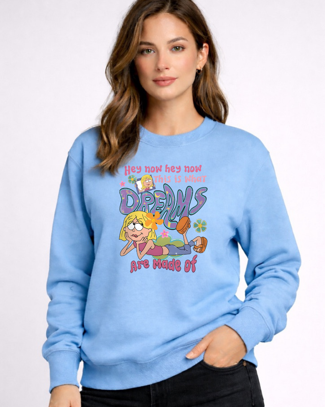 This what Dreams Are Made Of Disney Sweatshirt – Cozy Graphic Crewneck, Unisex Disney Style Jumper