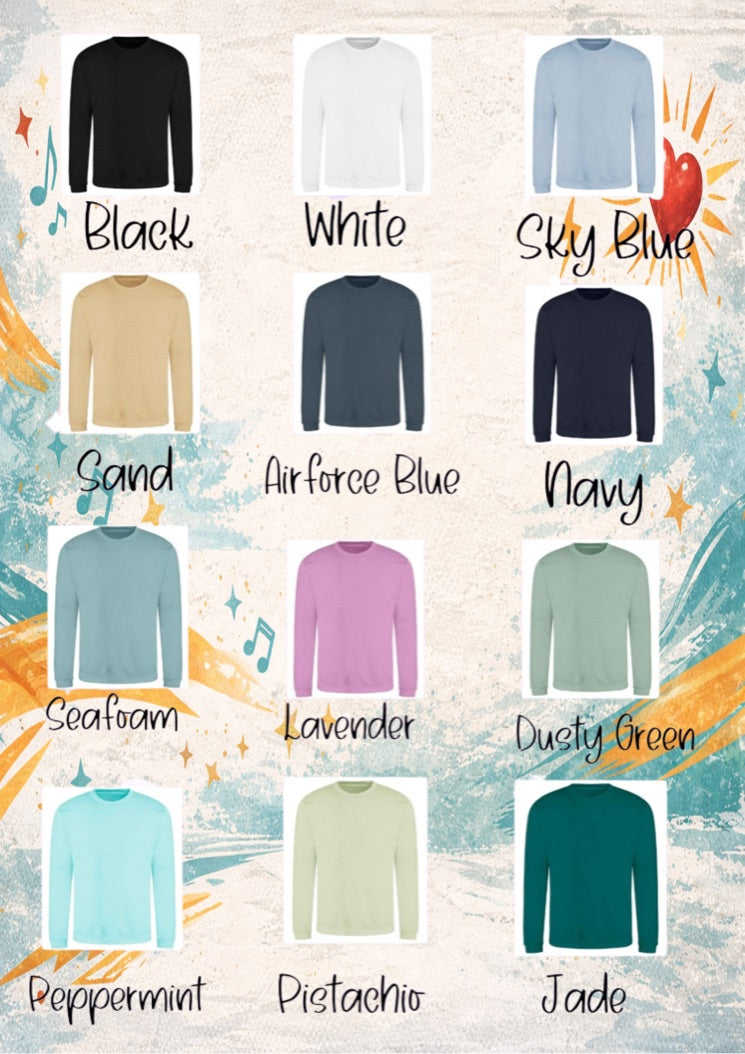 All Things Disney, Disney Sweatshirt – Cozy Graphic Crewneck, Unisex Disney Style Jumper