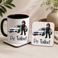 Personalised Police Officer Mug & Coaster Gift Set | Female Police Officer Gift | Police Mug | Custom Police Appreciation Gift