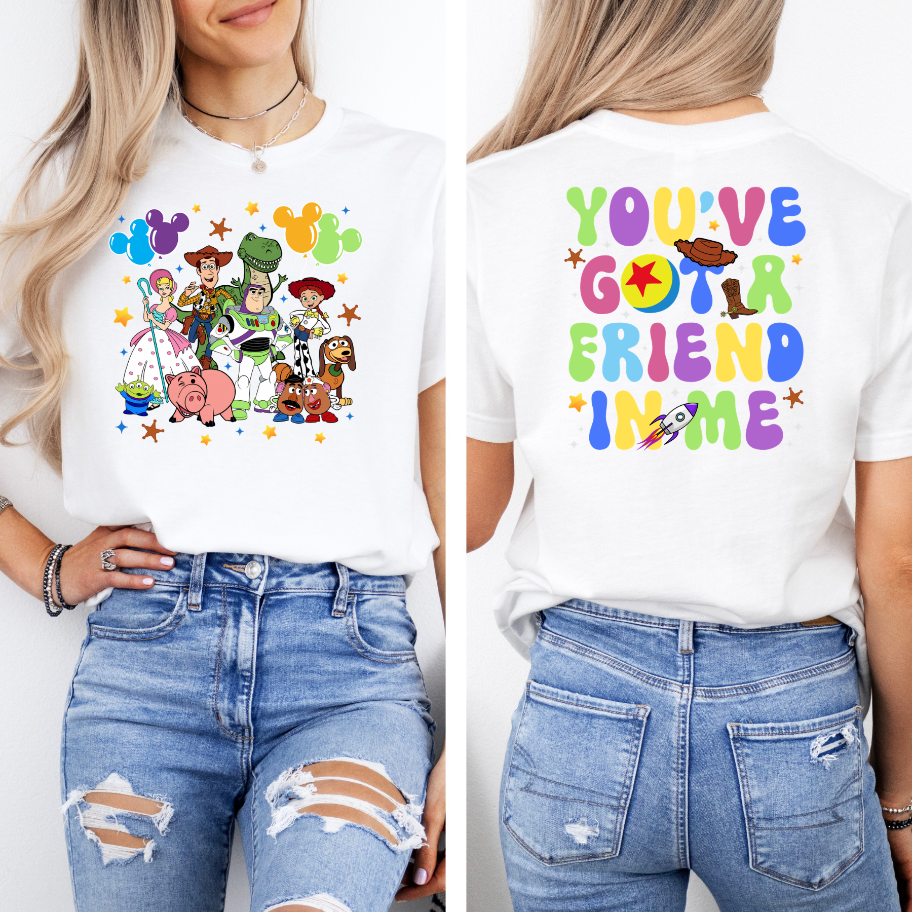 Toy Story You've Got A Friend In Me Disney t-shirt, Disney fashion, Disney clothes, Disney tops, Disney tee, Disney lover