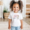 Personalised Unicorn Baby T-Shirt | Custom Rainbow Unicorn Toddler Tee | Personalised Children's T-Shirt | Baby Girl Gift | Birthday Outfit