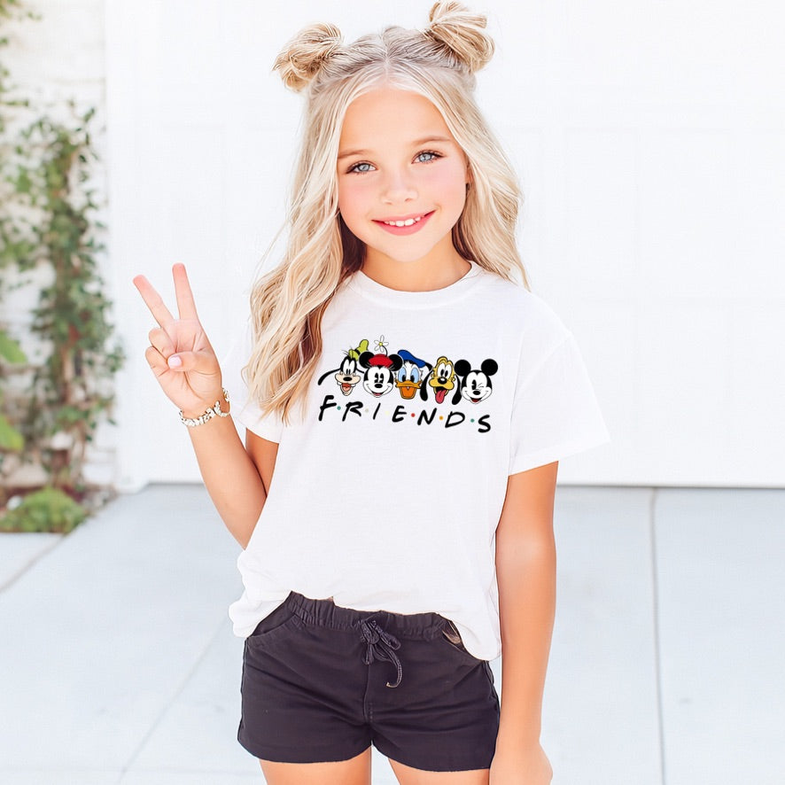 Friends Disney Kids T-Shirt | Disney Everyday Tee | Disney Outfit