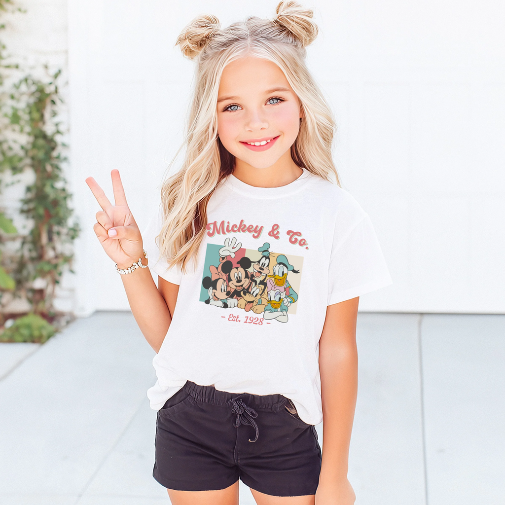Mickey & Co Disney Kids T-Shirt | Disney Everyday Tee | Disney Outfit