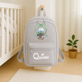 Personalised Animal Kingdom  Backpack – Custom Name School Bag | Kids Nursery Backpack | Personalised Children's Rucksack | Travel Bag | Gift for Boys & Girls