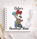 Personalised Minnie Mouse Disney Autograph Book, Personalised Disney World Trip, Gift For Disney Trip, Disney World Autograph Book