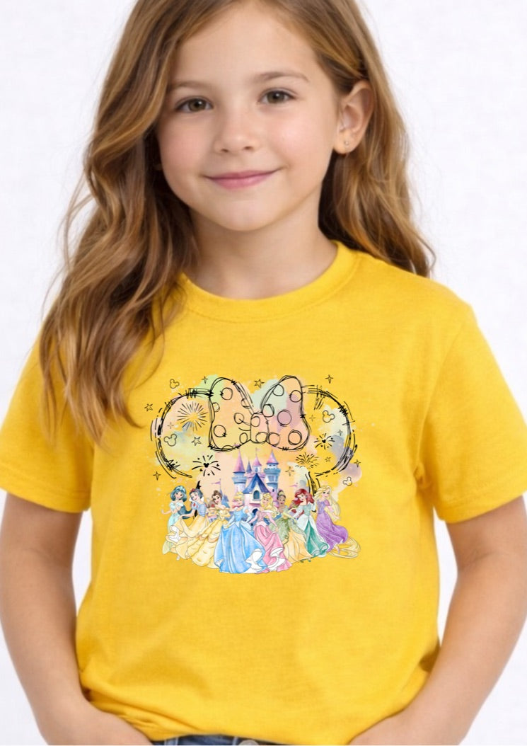 Princess Minnie Castle Disney Kids T-Shirt | Disney Everyday Tee | Disney Outfit