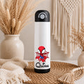 Personalised Spidey Water Bottle with Straw Lid | Custom Name Water Bottle | Reusable Drinks Bottle | School Bottle | Gym Bottle | Travel Bottle