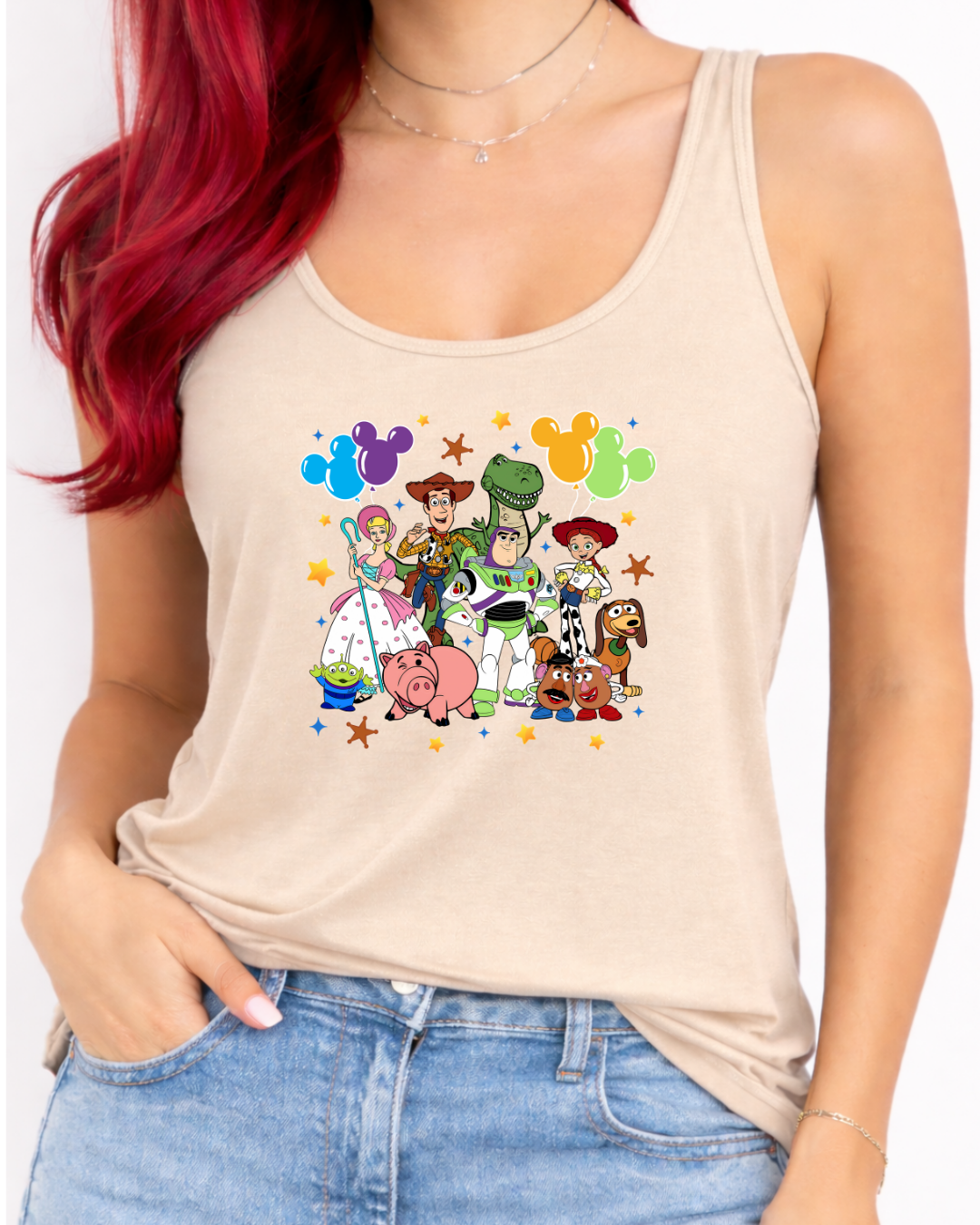 Toy Story Disney Vest Top, Disney Tank Top Women, Disney World Outfit, Disney Holiday Shirt,