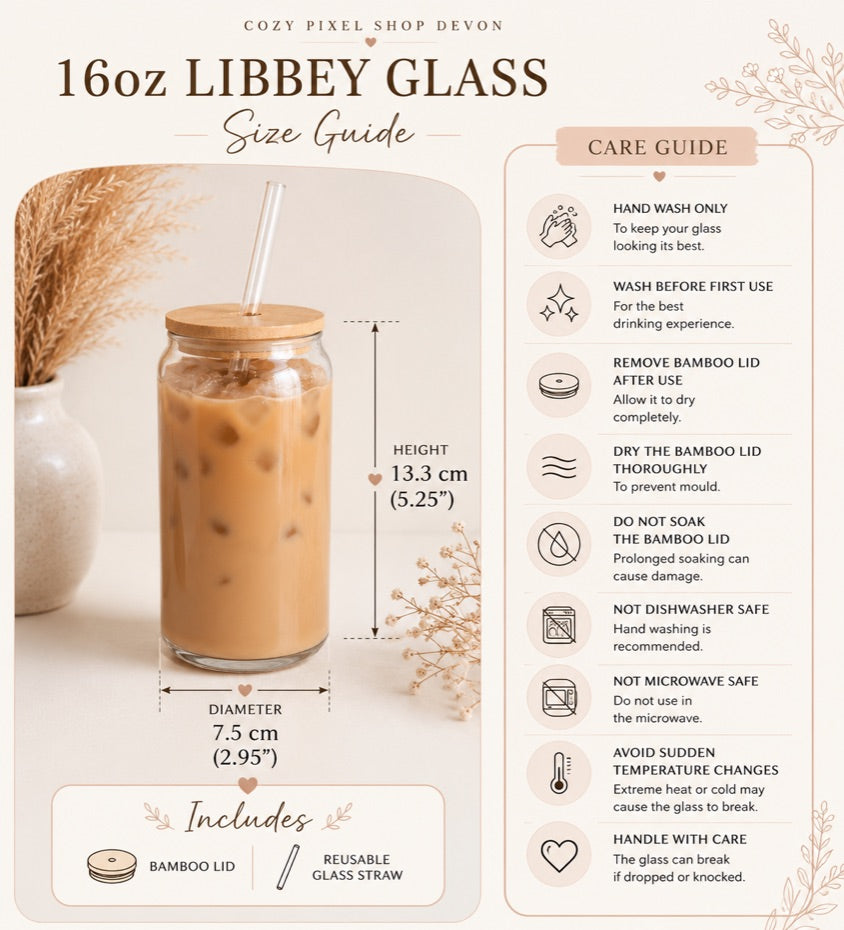 Bride Libbey Glass Can | 16oz Glass Iced Coffee Cup | Bridal Gift | Future Mrs Glass Cup | Hen Party Drinkware | Wedding Morning Cup