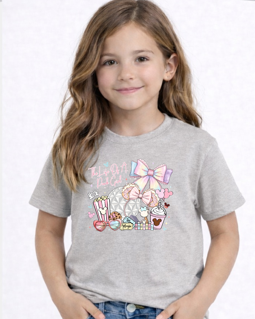 The Life Of A Park Girl Disney Kids T-Shirt | Disney Everyday Tee | Disney Outfit