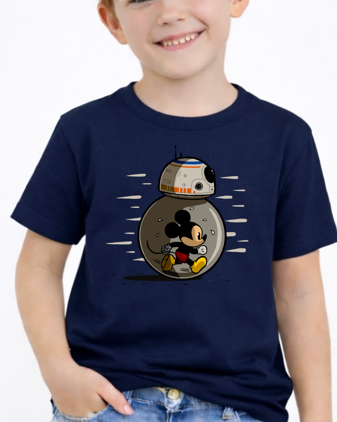 Mickey Mouse BB8 Disney Kids T-Shirt | Disney Everyday Tee | Disney Outfit