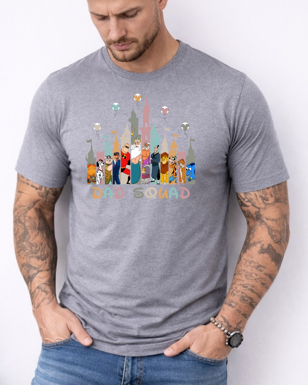 Dad Squad Disney t-shirt, Disney fashion, Disney clothes, Disney tops, Disney tee, Disney lover