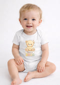 Born in 2026 Teddy Bear Baby Bodysuit – Cute Newborn Announcement Onesie, Neutral Baby Keepsake Outfit