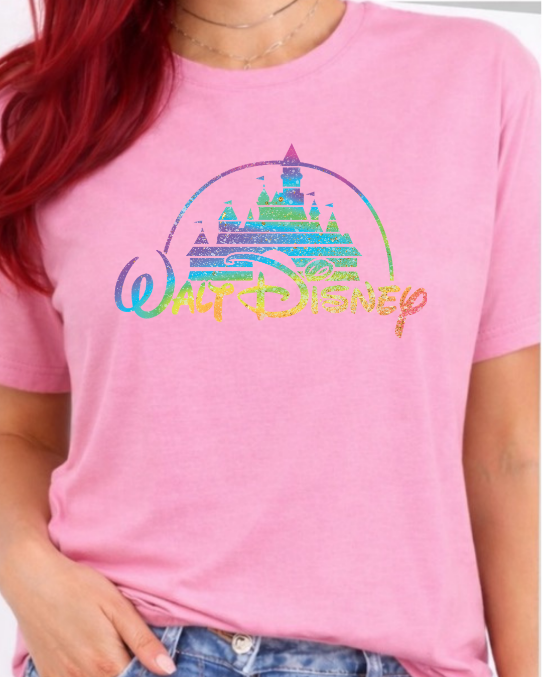 Rainbow Walt Disney Castle Disney t-shirt, Disney fashion, Disney clothes, Disney tops, Disney tee, Disney lover