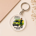 My Mum Is a Paramedic Keyring | Paramedic Mum Gift | Ambulance Acrylic Keychain | Mother's Day Gift | NHS Family Gift | Emergency Services